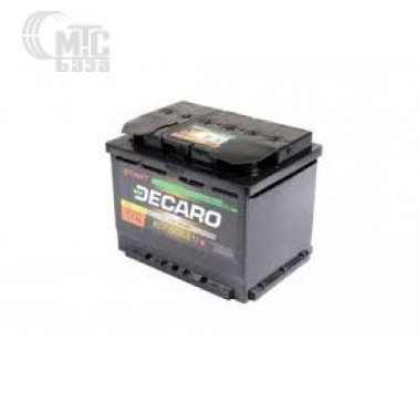 Аккумулятор Decaro  6CТ-60  АзЕ   Start  EN480 А 242x175x190мм